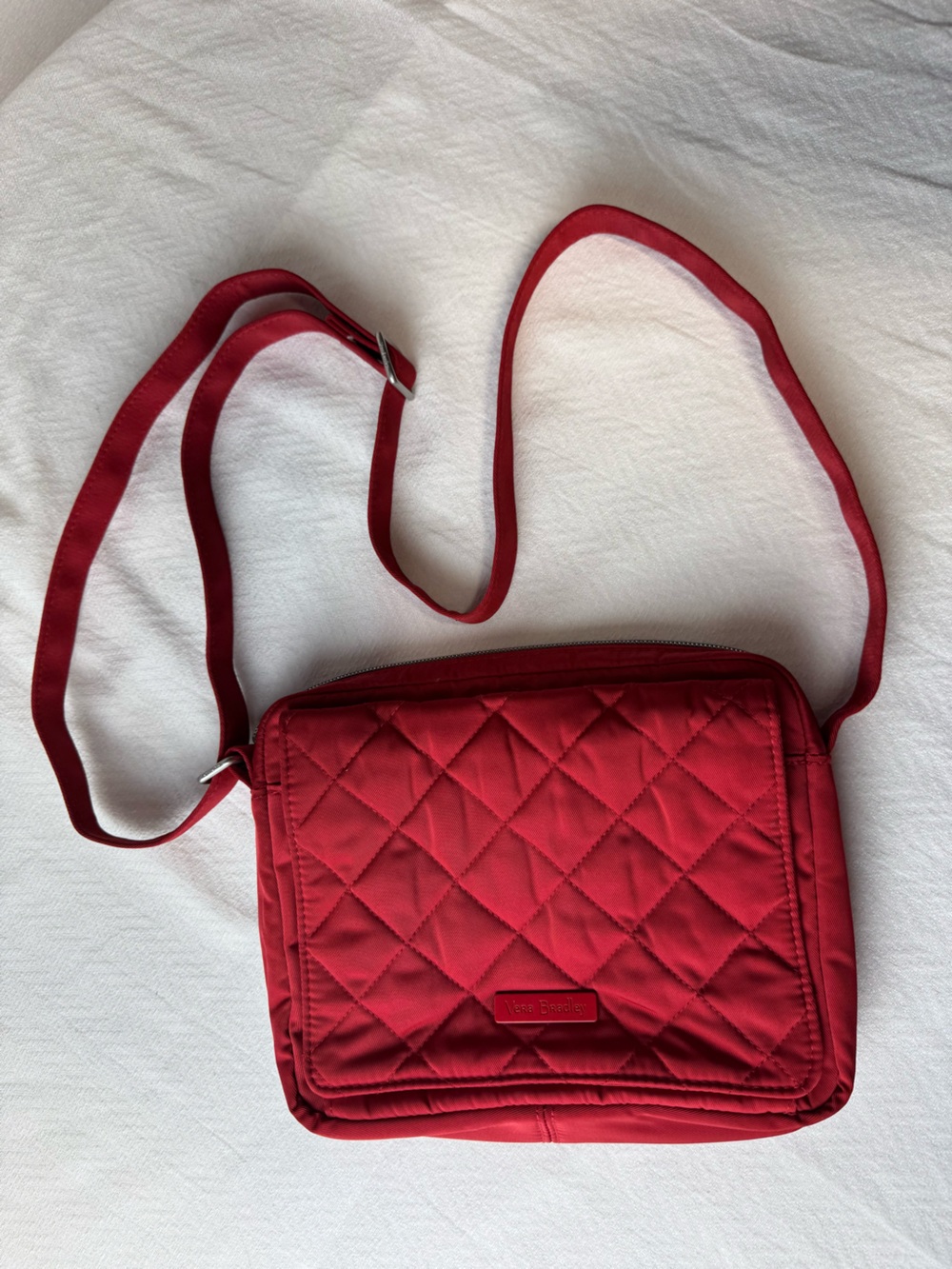 Vera Bradley Red Quilted Crossbody Bag
